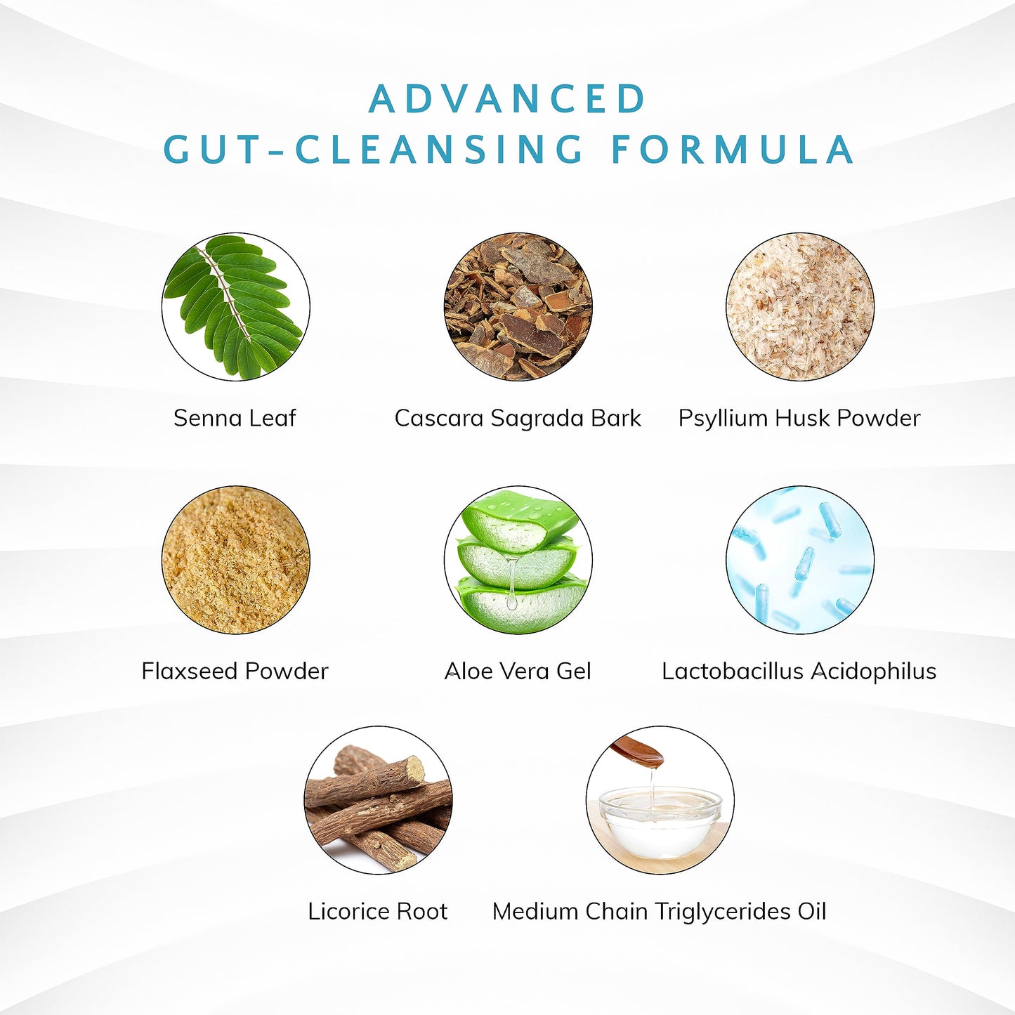 15 Day Cleanse and Detox - Rapid Flush 15 Day Gut Cleanse for Detox, Colon Cleanse, Gut Support - Enhance Digestion with Cascara Sagrada,