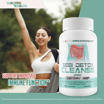 Sebi Detox Cleanse - Advanced Detoxification Support - Detox The Entire Body Starting with The Gut - Help Remove Toxins - Inspired by dr sebi Products
