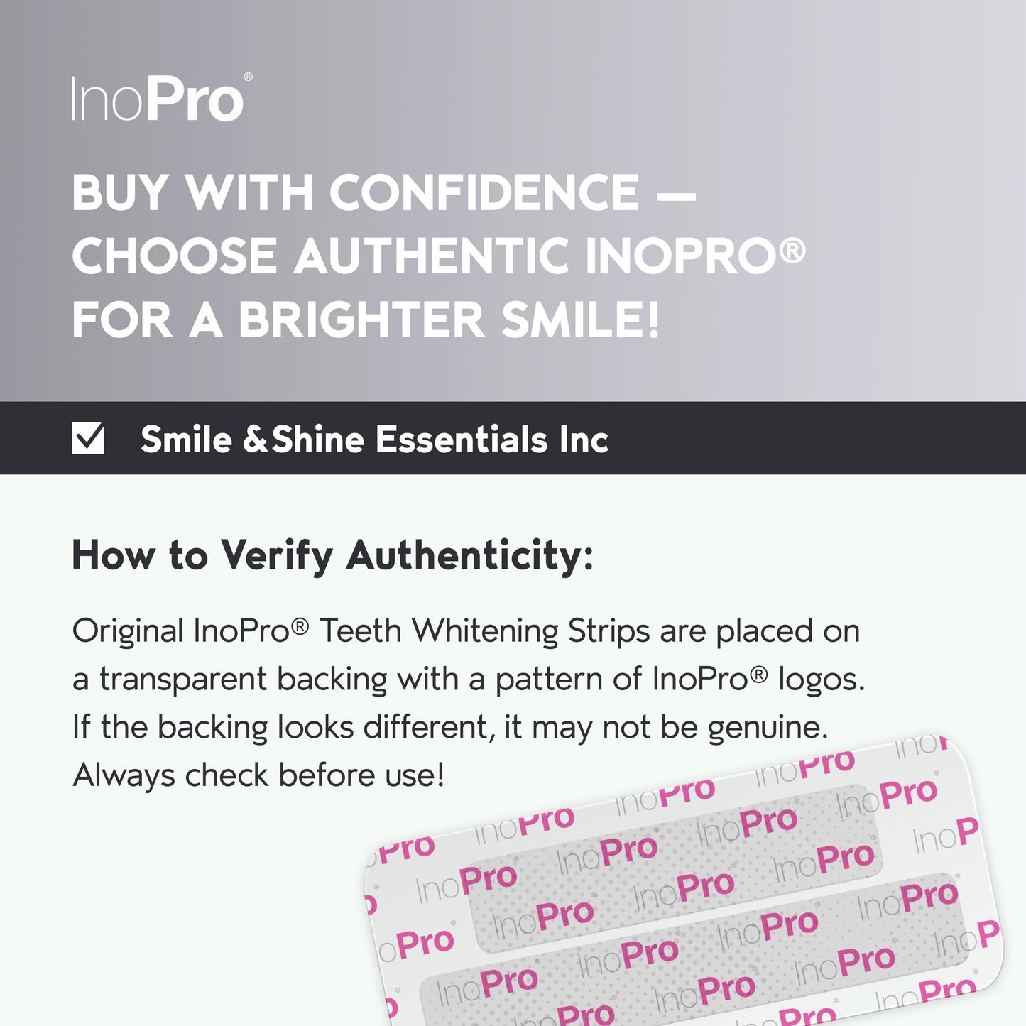 InoPro Natural Teeth Whitening Strips Kit 14 Treatments - Sensitive Teeth Whitener, Peroxide Free with Papain, Bromelain, Coconut Oil