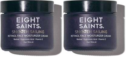 Eight Saints Retinol Facial Moisturizer Cream, For Firming Face, Neck & Eye Wrinkles and Lines, Deep Hydrating Lotion, Fragrance-Free, with Retinol, Hyaluronic Acid,