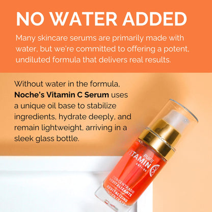 Noche Y Dia Vitamin C Serum for Mature Skin - Made in Spain - Anti Aging Formula Hydrates, Moisturizes, Firms - Targets Sun Spots