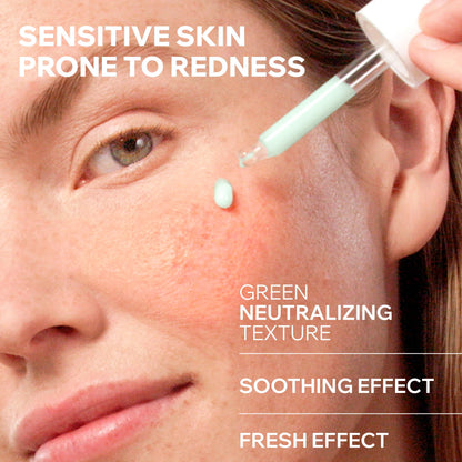 Uriage Roseliane Smoothing Serum, Visibly Calms Redness, Heating Sensations, Fine Lines, Face, Hesperidin, Enoxolone