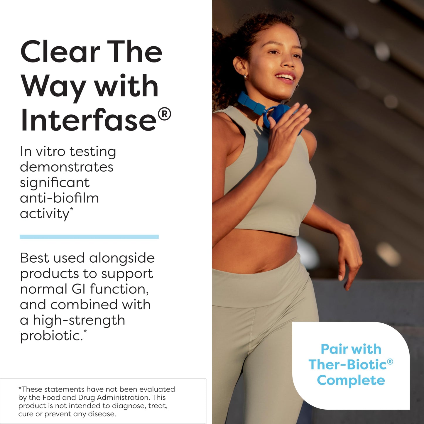 Klaire Labs SFI Health Interfase Plus - Enzyme Combination to Disrupt Biofilm Matrix + EDTA - Gastrointestinal System, Gut Flora
