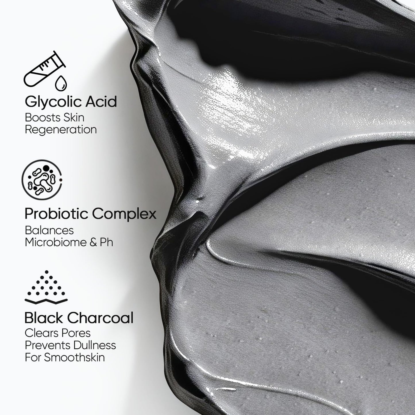 SKINTIFIC Deep Pore Cleansing Blackhead Remover Face Mask Stick, Mud Mask with Natural Alaska Volcano Clay, Gentle Exfoliating, Smoothing Skin