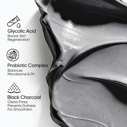 SKINTIFIC Deep Pore Cleansing Blackhead Remover Face Mask Stick, Mud Mask with Natural Alaska Volcano Clay, Gentle Exfoliating, Smoothing Skin