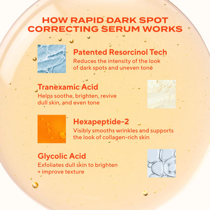 Murad Rapid Dark Spot Correcting Serum - Advanced Anti-Aging Formula with Patented Resorcinol Technology, Tranexamic and Glycolic Acids for Hyperpigmentation