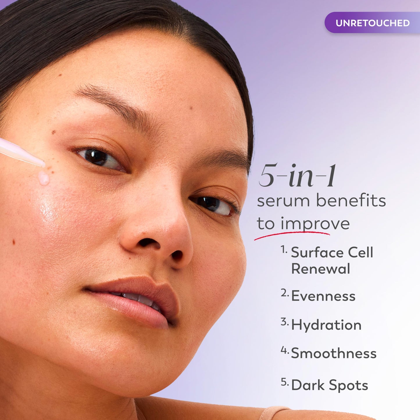 Olay Super Serum Night Repair, Fragrance-Free - Niacinamide, Peptide, Salicylic & Lactic Acid, Glycerin - 5-in-1 Skin Care Benefits - Hydrating, Evens Tone