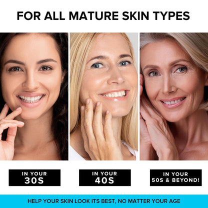 Anti-Aging Face Moisturizer with Retinol, Collagen & Hyaluronic Acid - Made in USA