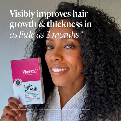 Viviscal Hair Growth Supplements For Women For Thicker, Fuller Hair, Nourishes Thinning & Loss, With Proprietary Collagen Complex,