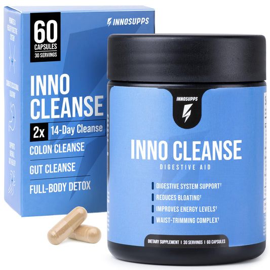 InnoSupps Inno Cleanse 14 Day Colon & Detox Flush, Waist Trimming Complex, Gut Cleanse, Digestive System Support, Stool Softener & Reduced Bloating
