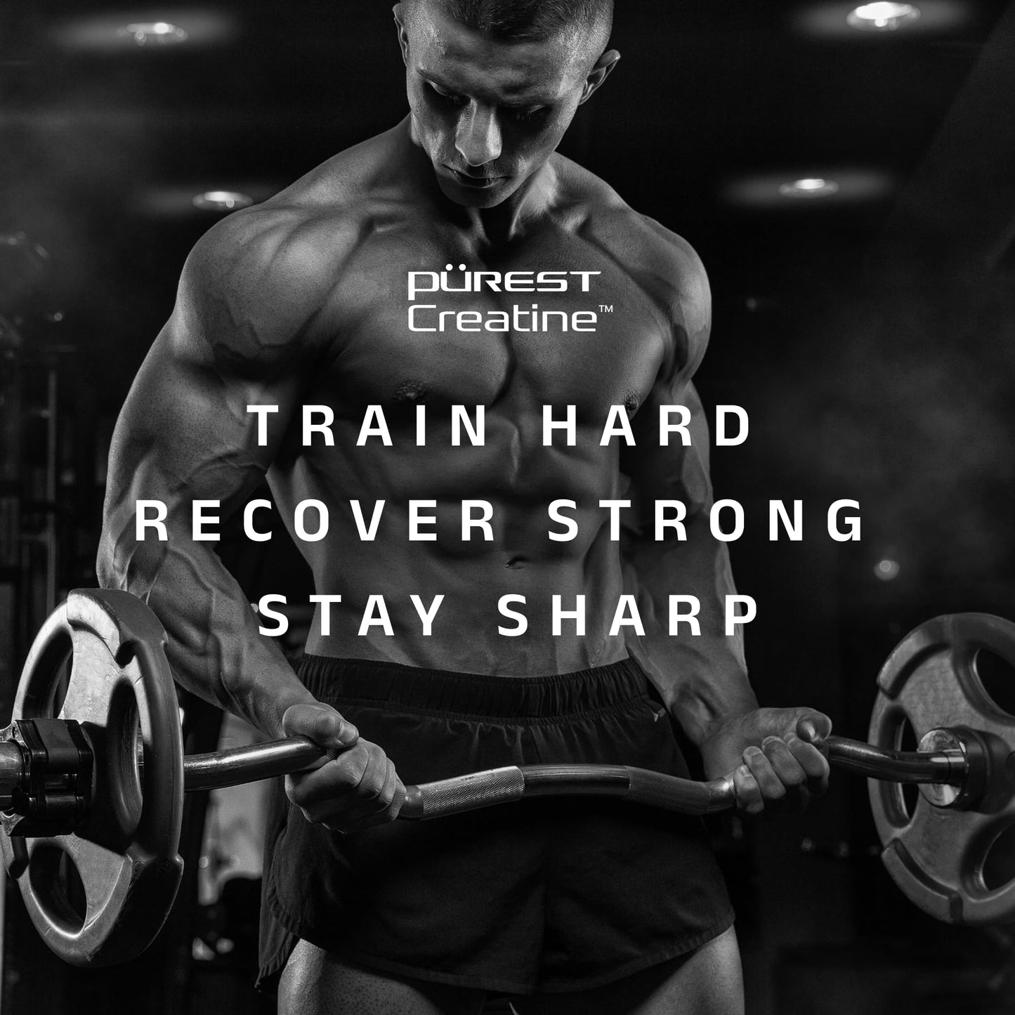 Cleanform Purest Creatine Monohydrate Powder - Ultra-Pure Micronized Supplement for Explosive Strength, Lean Muscle Growth