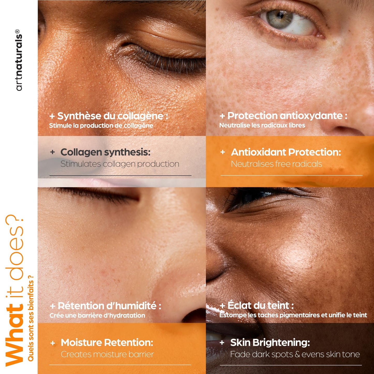 artnaturals Anti-Aging Vitamin C Serum - (1 Fl Oz / 30ml) - with Hyaluronic Acid and Vit E - Wrinkle Repairs Dark Circles, Fades Age Spots and Sun Damage