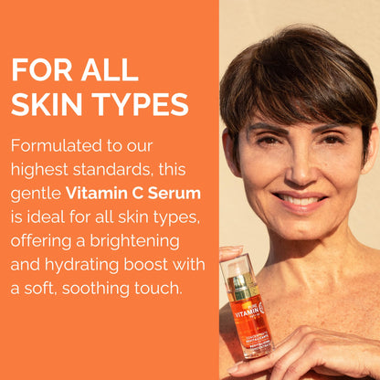 Noche Y Dia Vitamin C Serum for Mature Skin - Made in Spain - Anti Aging Formula Hydrates, Moisturizes, Firms - Targets Sun Spots