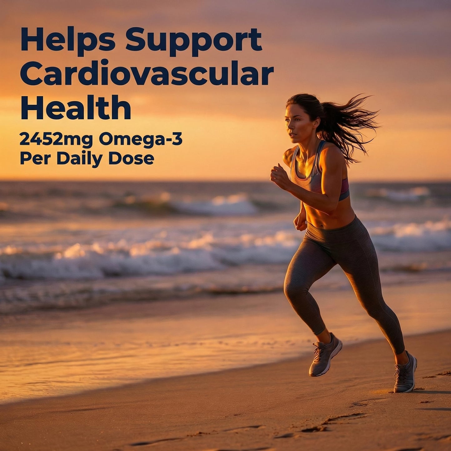AQUAOMEGA 3X Extra Strength Omega-3 Fish Oil for Heart, Brain & Immune Support, 1636mg EPA, 544mg DHA + Vitamin D3, Full Natural Triglyceride Form,