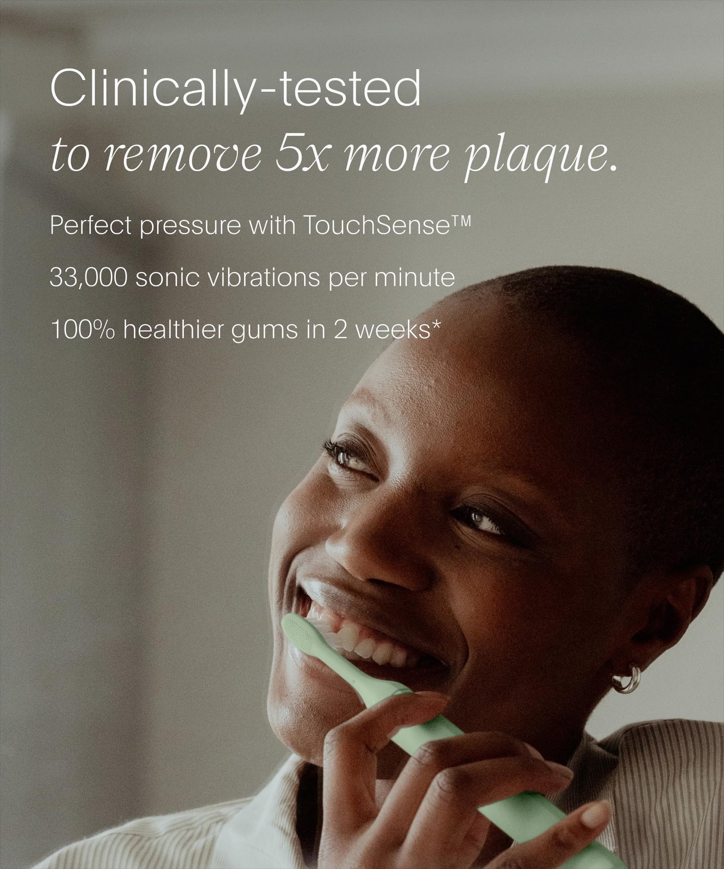 SURI 2.0 New Sonic Electric Toothbrush with Pressure Sensor | 1 Month+ Battery | Electric Toothbrush for Adults