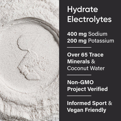 Sports Research® Hydrate Electrolytes Powder Packets - Sugar-Free & Naturally Flavored with Vitamins, Minerals, and Coconut Water - Supports Hydration - 16 Packets - Variety Pack