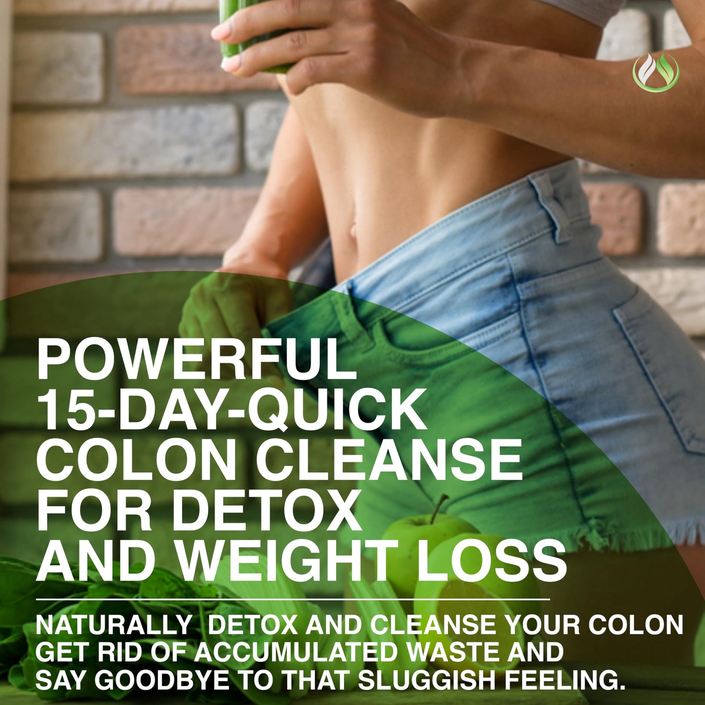 THE ENCLARE NUTRITION Colon Cleanse 15 Day Gut Cleanse Pills - Colon Cleanser for Women & Men - Psyllium Probiotic Laxatives for Constipation, Bloating Relief,