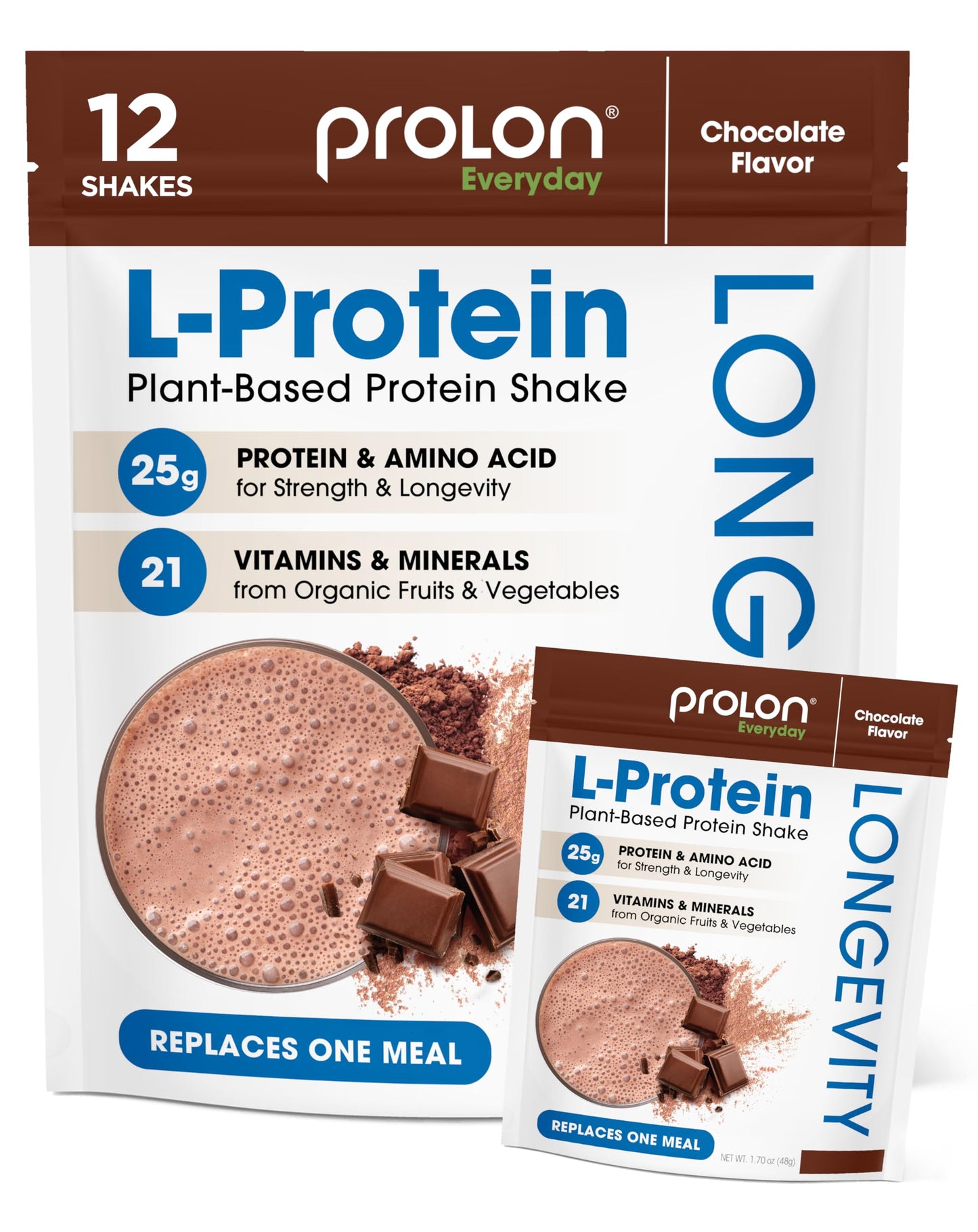 Prolon Longevity Plant Based Protein Powder | Muscle Synthesis & Repair, Healthy Aging, Boost Performance | Vitamins, Gluten Free, Amino Acids, Antioxidants