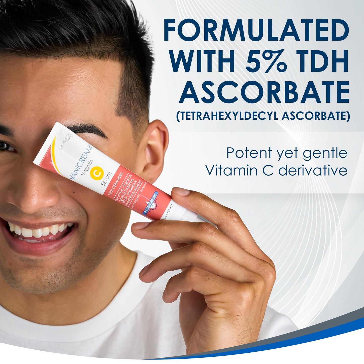 Vanicream Vitamin C Serum, 1.2 Fl Oz, Formulated without Common Irritants for Sensitive Skin, Milky and Lightweight Brightening Serum, Hydrates & Boosts Glow,