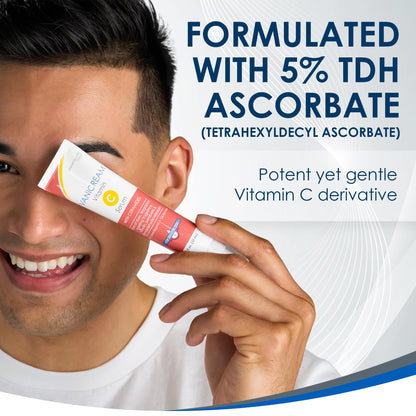 Vanicream Vitamin C Serum, 1.2 Fl Oz, Formulated without Common Irritants for Sensitive Skin, Milky and Lightweight Brightening Serum, Hydrates & Boosts Glow,