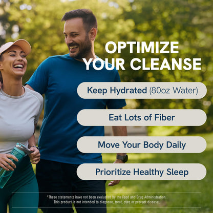 7 Day Colon Cleanse & Detox | Supports Bloating Relief & Occasional Constipation | Fast Acting 7 Day Detox Cleanse for Women and Men with Probiotics