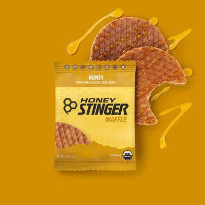 Honey Stinger Organic Honey Waffle, Energy Stroopwafel for Exercise, Endurance and Performance, Sports Nutrition for Home & Gym,
