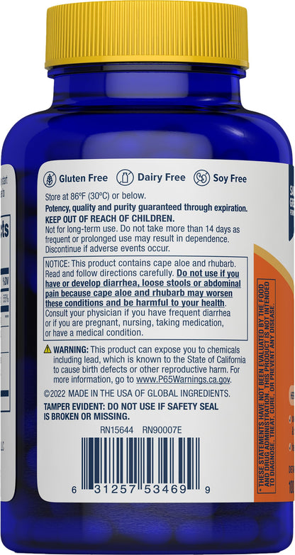 Renew Life Detox Cleanse More, Reduces Bloating and Restores Regularity, Overnight Constipation Relief, Soy