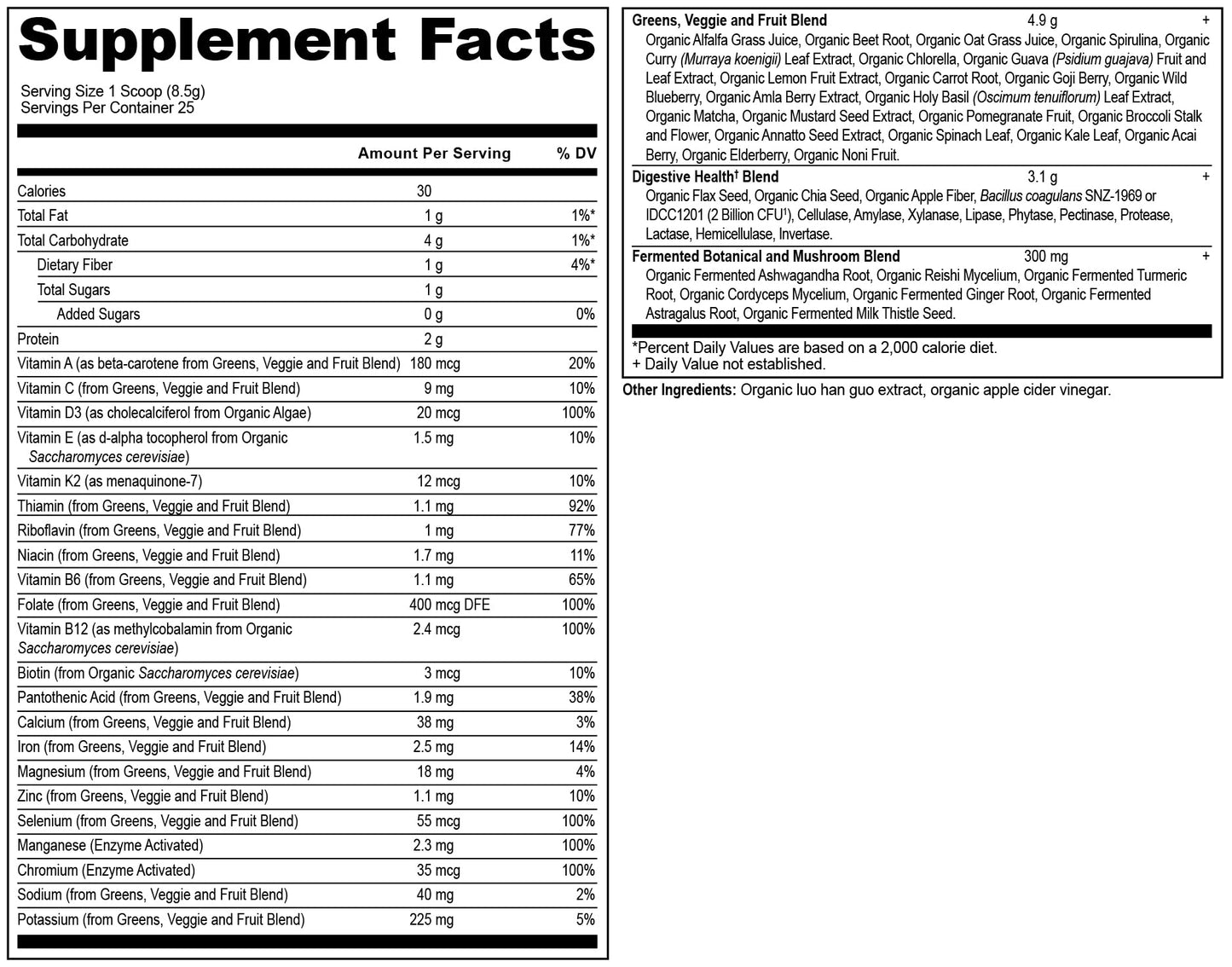 Ancient Nutrition, Vitamin Powder, One Bottle Made from Real Fruits, Vegetables and Herbs, for Digestive and Energy Support, 25 Servings, 7.5oz Ancient NutritionBuy Supplements Australia