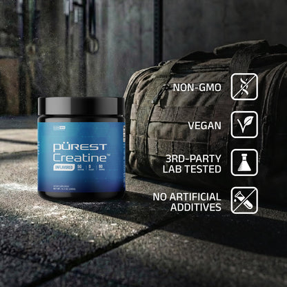 Cleanform Purest Creatine Monohydrate Powder - Ultra-Pure Micronized Supplement for Explosive Strength, Lean Muscle Growth