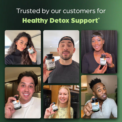 Sandhu's Liver Cleanse Detox & Repair Support Capsules with Milk Thistle & Dandelion Root | Herbal Supplement Pills for Liver Health