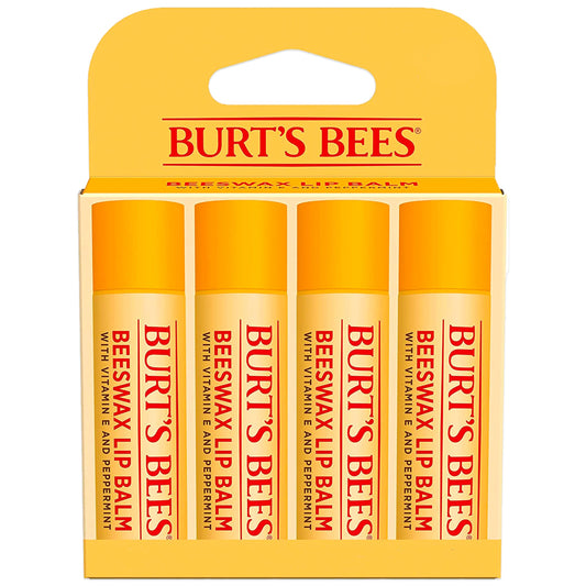 Burt's Bees Lip Balm - Original Beeswax, Lip Moisturizer With Responsibly Sourced Beeswax