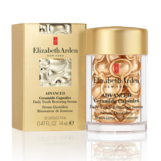 Elizabeth Arden Advanced Ceramide Face Serum Capsules, Anti-Aging Skincare, Fragrance-Free Hydrating Formula for Radiant, Firm Skin