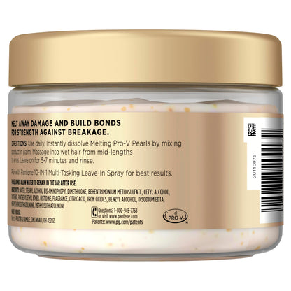 Pantene Miracle Rescue Hair Mask, Intensive Bond Repair with Melting Pro-V Pearls, Melts Away Damage, Builds Bonds, Strengthens Against Damage,