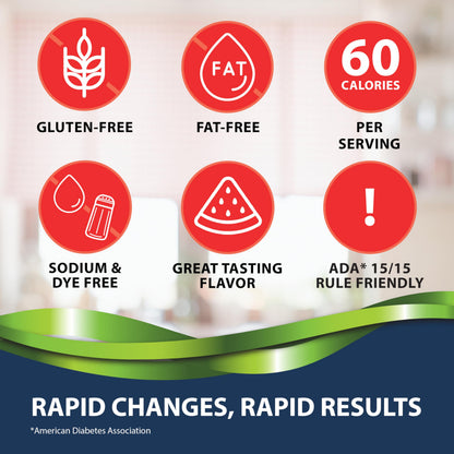 TRUEplus Glucose Tablets, Chewable, Watermelon Flavor, 15g Fast-Acting Carbohydrates, Dye Free, Gluten Free, No Fat, Boost Energy, 50 Count