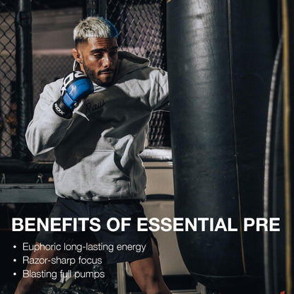 RAW Nutrition - Essential Pre - Chris Bumstead Pre Workout Formula, Sports Nutrition Pre-Workout Powders | Men & Womens Drink