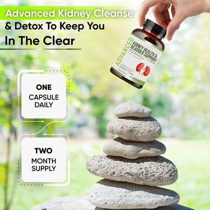 NutraPro Kidney Cleanse Detox & Repair and Bladder Support- Kidney Support Supplement for Kidney Restore with Chanca Piedra,Cranberry, Juniper Berries