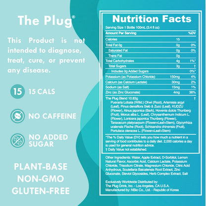 The Plug Liver Cleanse & Detox Drink | Organic Herbal Liquid Supplement with Electrolytes, Superfruits & Plant-Based Nutrients