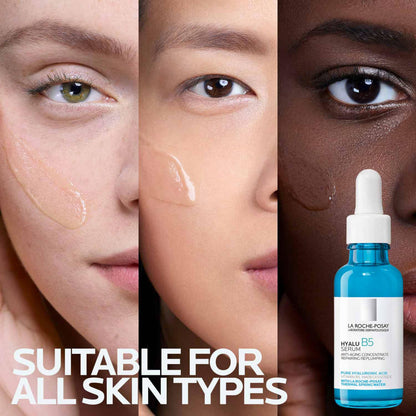 La Roche-Posay Hyalu B5 Suractivated Hyaluronic Acid Serum for Face, Vitamin B5 + Hyaluronic Acid + Glycerin, Hydrating Serum Visibly Plumps Skin,