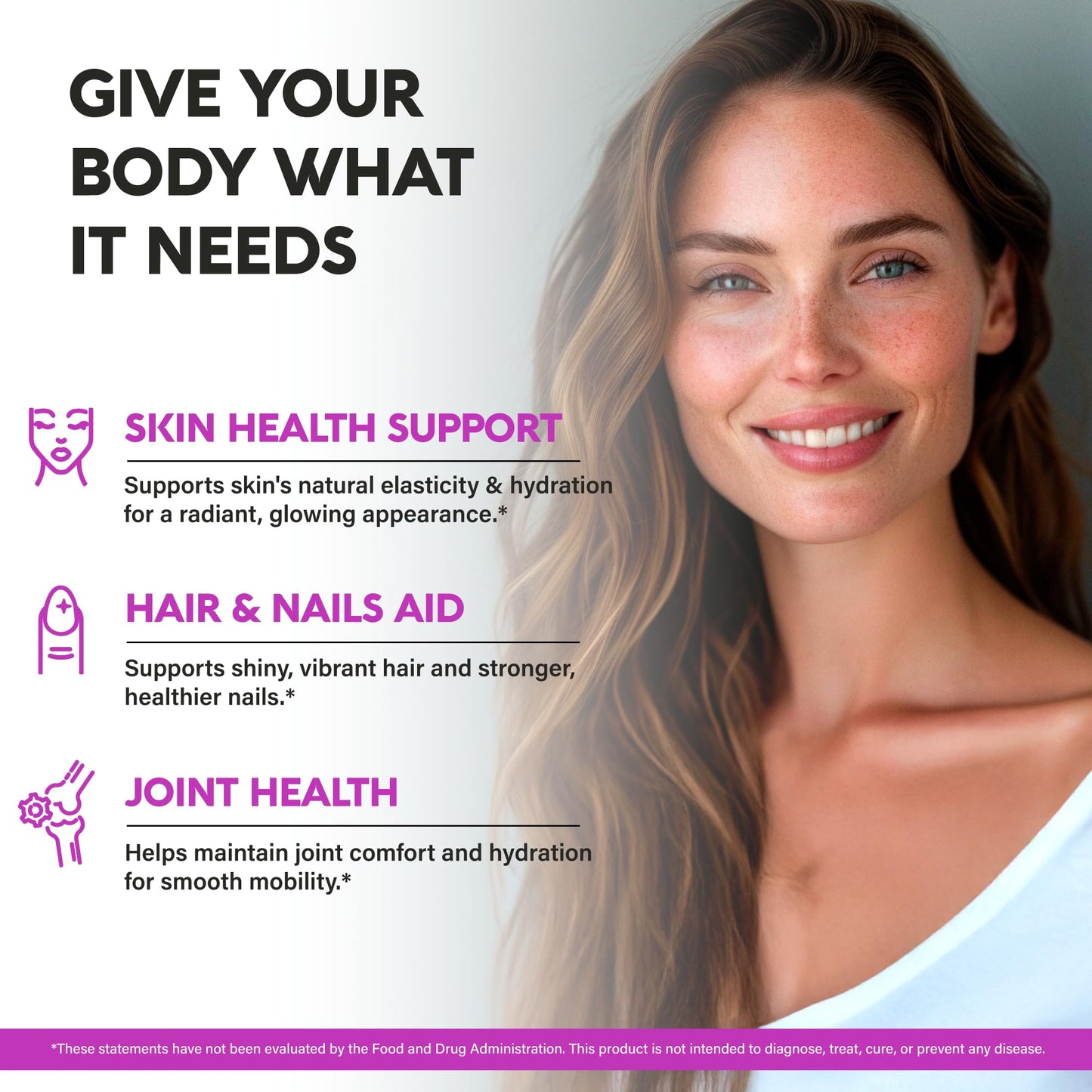 Multi Collagen Peptides - Hydrolyzed Types I, II, III, V & X - Collagen Supplement for Women 1300mg - w/ Hyaluronic Acid, Vitamins C & E - Skin, Hair