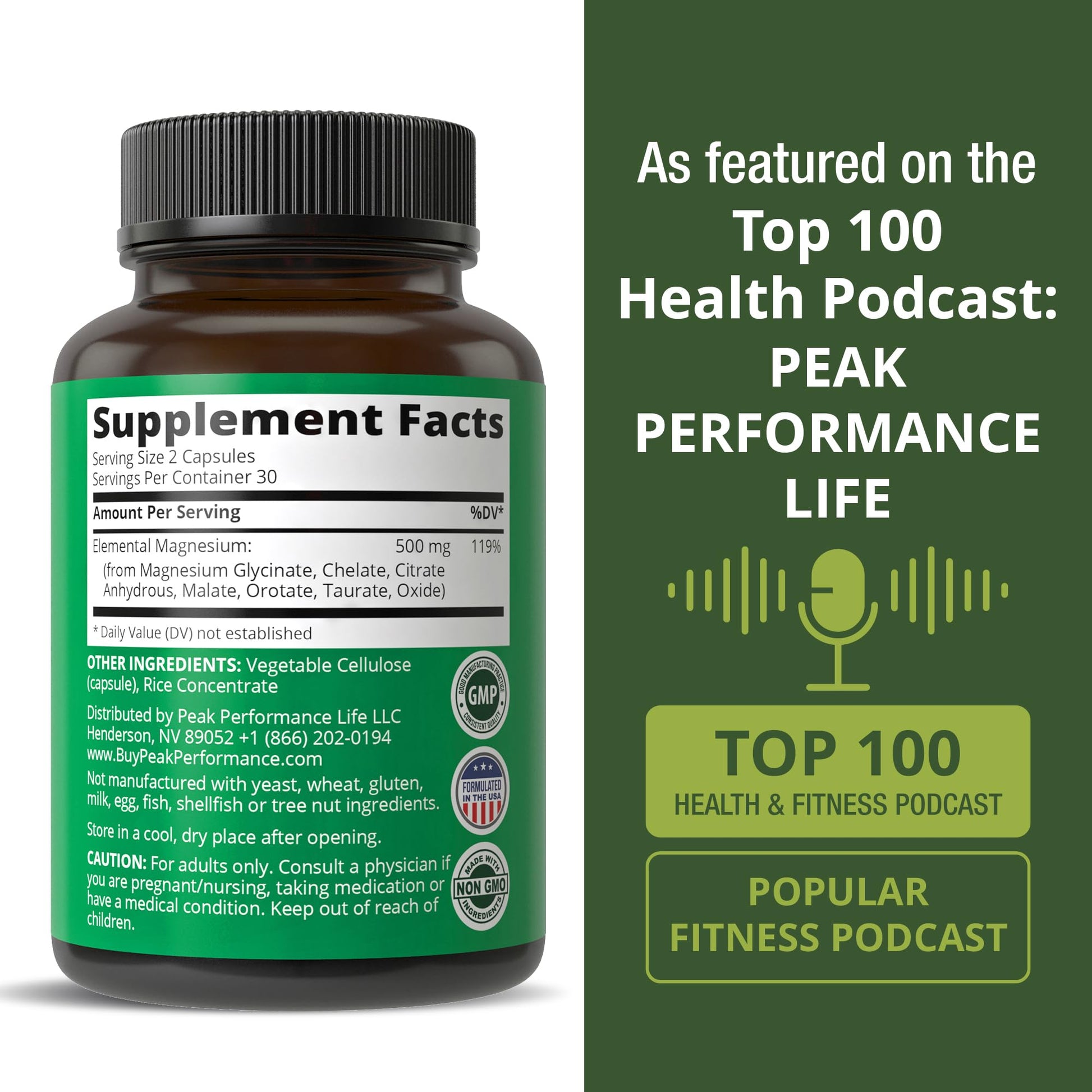 Magnesium Glycinate + Citrate + Malate + Chelate + Orotate + Taurate + Oxide. 7 Forms of Magnesium Complex. 500mg Supplement Capsules for Women & Men. 2 Pills for Sleep, Leg Cramps, Muscles Peak Performance buy supplements Au