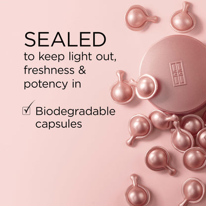 Elizabeth Arden Retinol + HPR Ceramide Rapid Skin Renewing Anti-Aging Face Serum Capsules, Fine Lines & Wrinkles Treatment with Peptides
