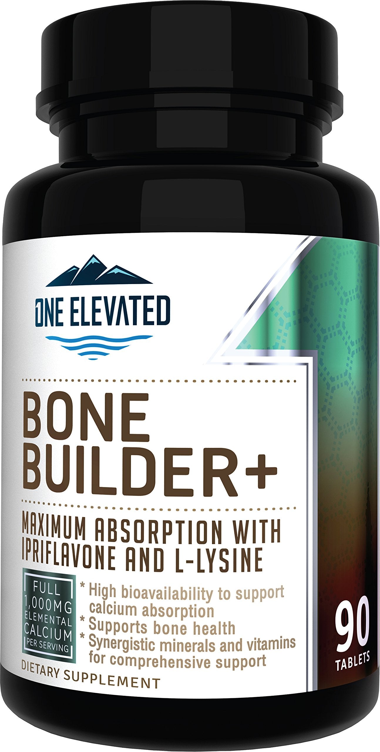 Comprehensive Bone Builder Calcium Supplement. Formulated with Highest Grade Calcium -Carbonate/Hydroxyapatite/Citrate, Magnesium, Zinc, D3. Works in Sync