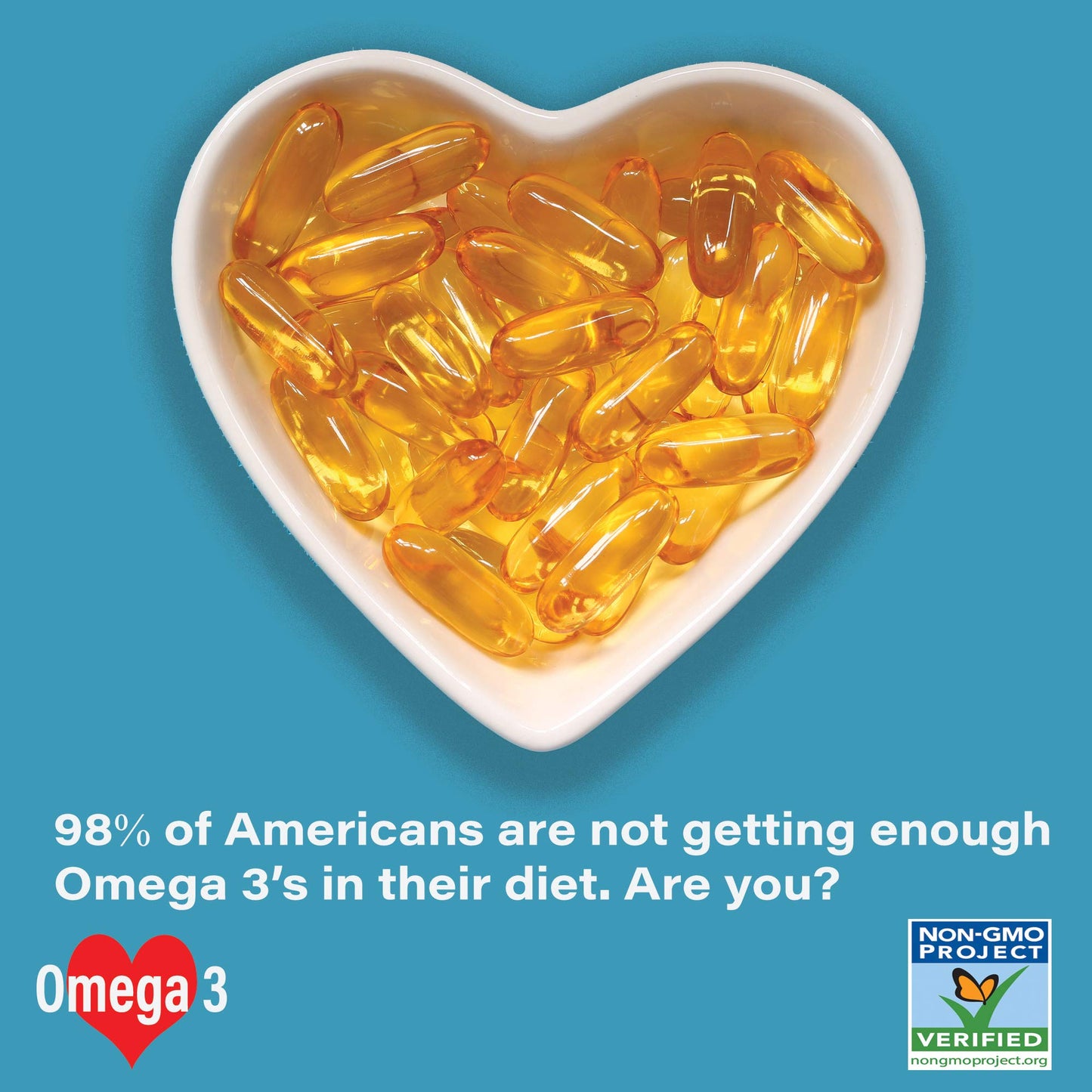 Omega 3 Fish Oil 2,000mg- Pharmaceutical Grade. 1000mg EPA 500mg DHA. Burpless Capsules with No Fishy Aftertaste. All Natural