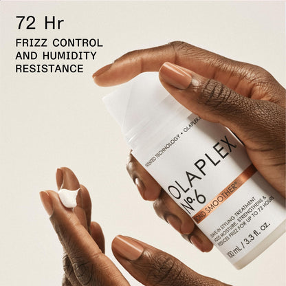 Olaplex Nº. 6 Bond Smoother: Leave-In Styling Treatment | Smooths, Conditions, & Strengthens | Frizz Control for Up to 72 Hours | For Coily, Curly,