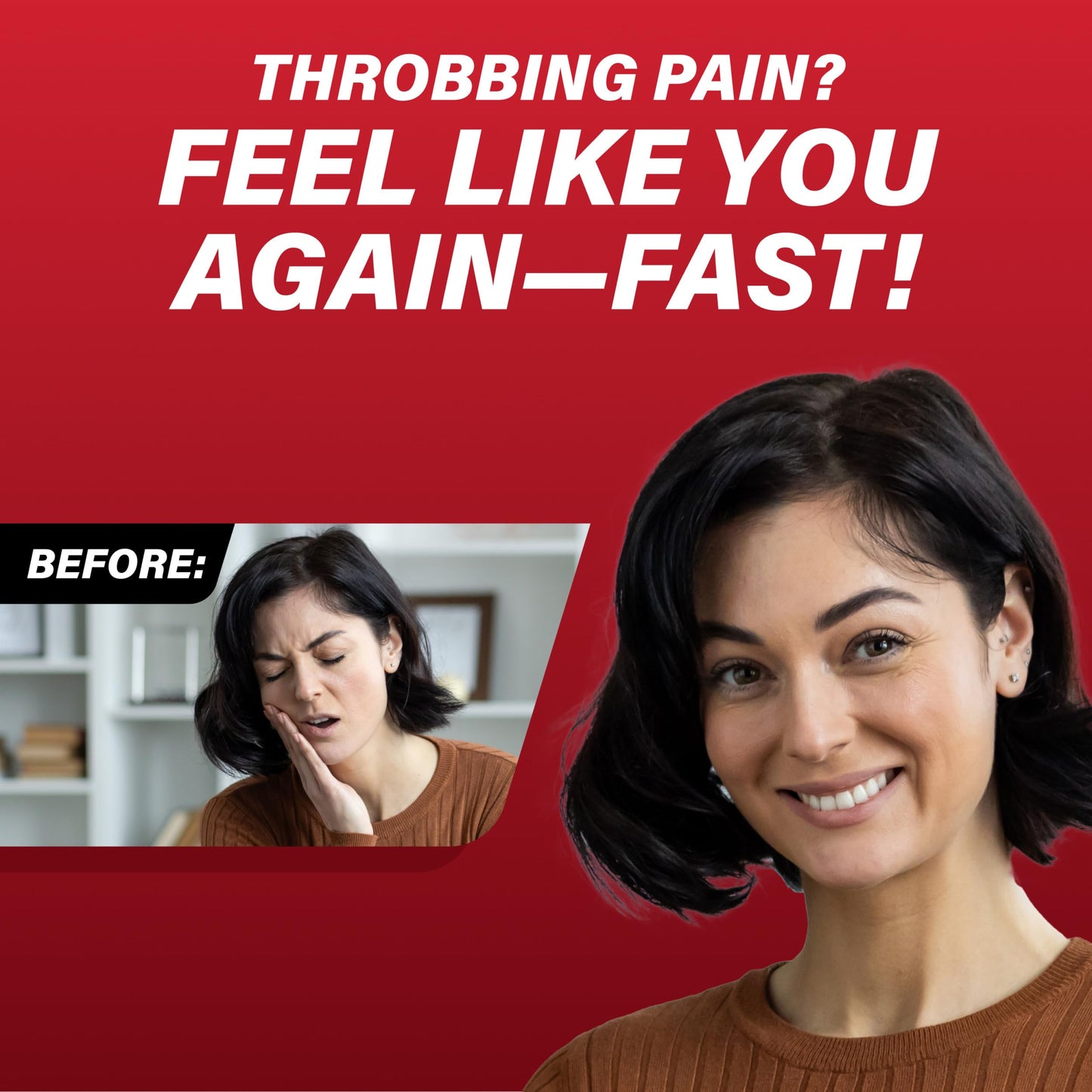 Orajel 4X for Toothache & Gum Pain: Severe Cream Tube 0.33oz- From Oral Pain Relief Brand