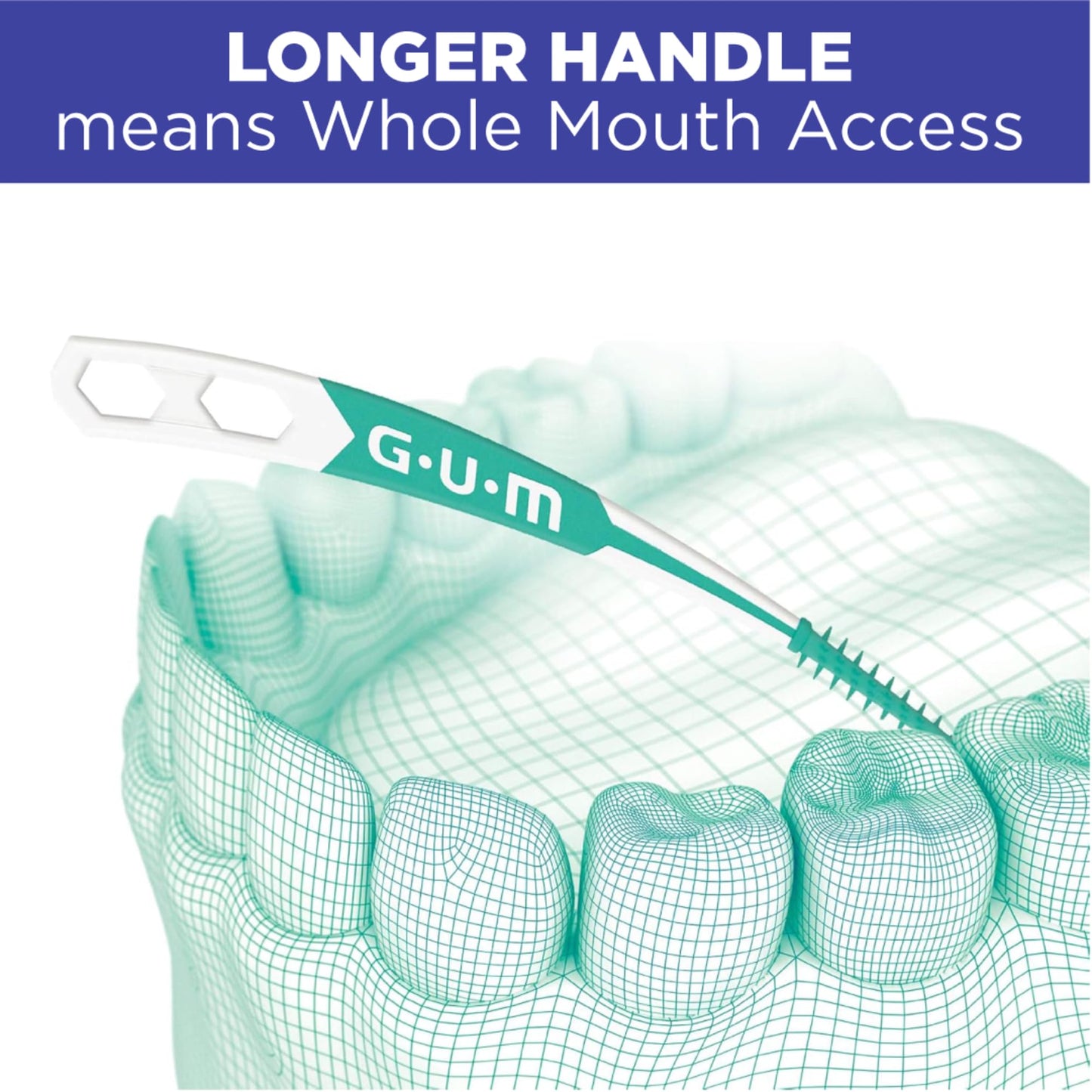 GUM Soft-Picks Advanced – Easy-to-Use Interdental Picks for Plaque Removal & Gum Health with Convenient Carry Case, Dentist Recommended