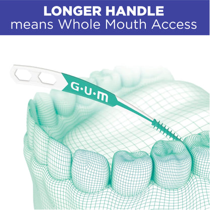GUM Soft-Picks Advanced – Easy-to-Use Interdental Picks for Plaque Removal & Gum Health with Convenient Carry Case, Dentist Recommended