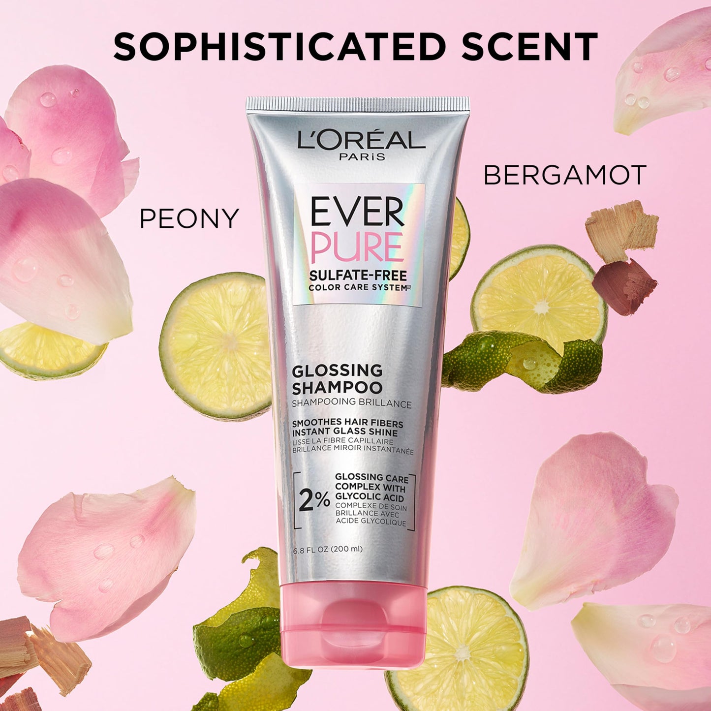 L'Oreal Paris Glossing Lamination Hair Mask with Glycolic Acid, Hair Treatment for Lasting