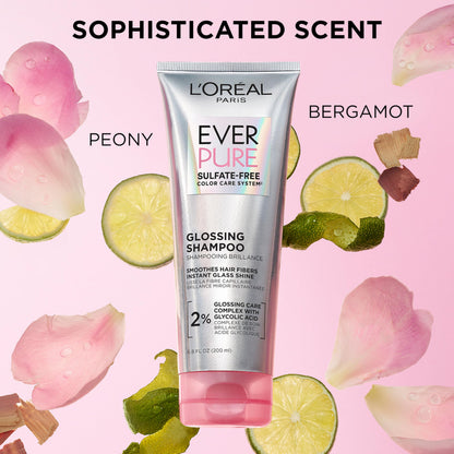 L'Oreal Paris Glossing Lamination Hair Mask with Glycolic Acid, Hair Treatment for Lasting