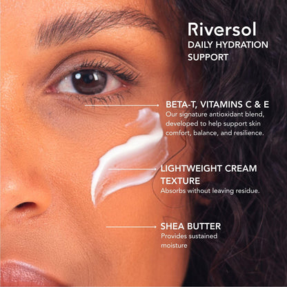 Riversol Rosacea Cream & Face Moisturizer for Dry & Sensitive Skin | Redness Relief | Anti-Aging Hydration for Mature Skin | Fragrance Free